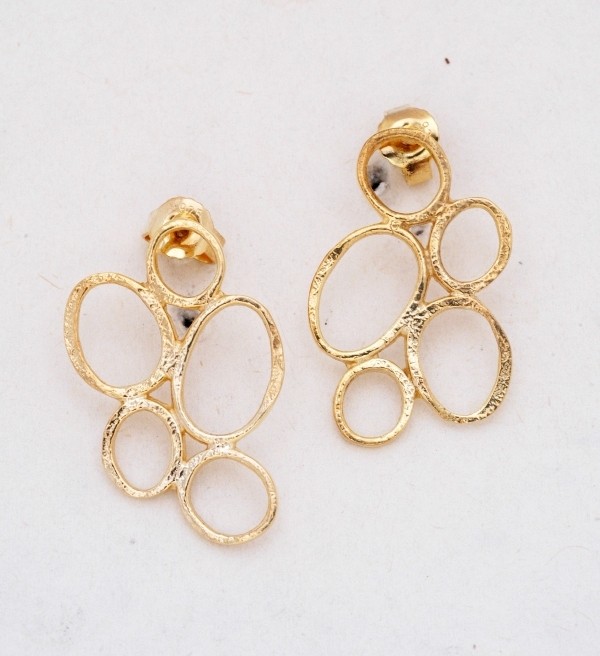 Gold earrings 14K or 18K