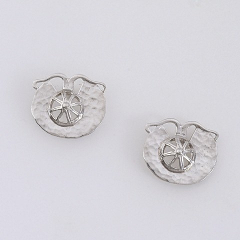 Silver earrings 925 rhodium plated